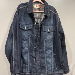 Vintage Evolution Mens  Denim Jean Jacket SZ XL